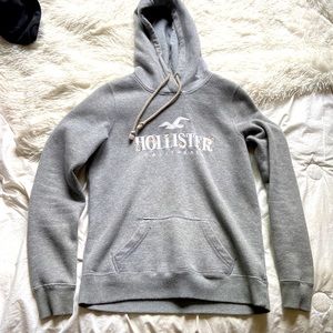 girls grey hollister hoodie